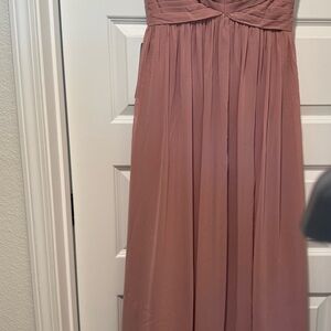 Azazie Dusty Rose Maxi Dress